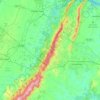 Blue Ridge topographic map, elevation, terrain