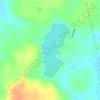 Ashurst Lake topographic map, elevation, terrain