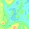 Red Willow Lake topographic map, elevation, terrain