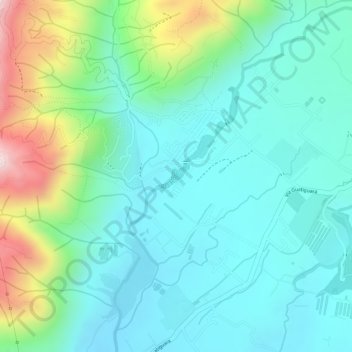 Rio Hato topographic map, elevation, terrain