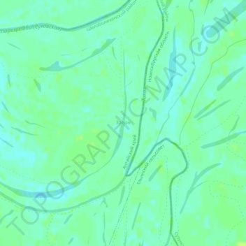 Затон topographic map, elevation, terrain