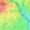 German Park topographic map, elevation, terrain