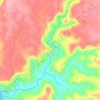 Lasud River topographic map, elevation, terrain