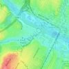 Barton Creek topographic map, elevation, terrain