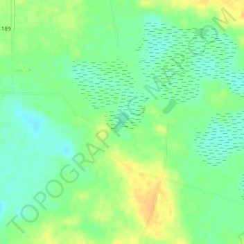Big Hill Pond topographic map, elevation, terrain