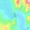 Twitchell Dam topographic map, elevation, terrain