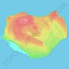 Isla de Mona topographic map, elevation, terrain