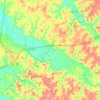 Bear Creek topographic map, elevation, terrain