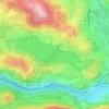 Lac de Lourdes topographic map, elevation, terrain
