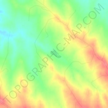 Beaver Creek Reservoir topographic map, elevation, terrain