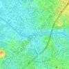 Pasig River topographic map, elevation, terrain