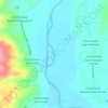 Río Chol Chol topographic map, elevation, terrain