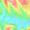 Băcioi topographic map, elevation, terrain
