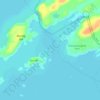 Hub Island topographic map, elevation, terrain