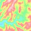 Agua Blanca topographic map, elevation, terrain