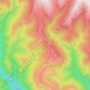 Rânca topographic map, elevation, terrain