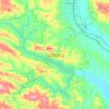 Lake Sonoma topographic map, elevation, terrain