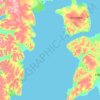 Storfjorden topographic map, elevation, terrain