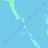 Little Halls Pond Cay topographic map, elevation, terrain