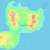 Romang Island topographic map, elevation, terrain