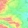 Río Magro topographic map, elevation, terrain