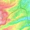 Parque La Mexicana topographic map, elevation, terrain
