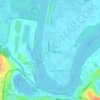 Tulcea topographic map, elevation, terrain