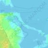 Hills Beach topographic map, elevation, terrain