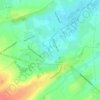 Houille topographic map, elevation, terrain