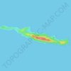 Isla Caballo topographic map, elevation, terrain