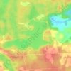 Burridge Lake topographic map, elevation, terrain