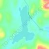 Long Pond topographic map, elevation, terrain