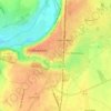 Jardins de la Rainville topographic map, elevation, terrain