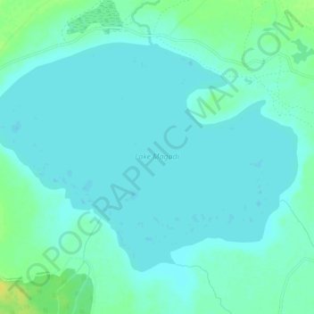 Lake Magadi topographic map, elevation, terrain