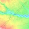 Manupali River topographic map, elevation, terrain