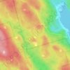 Hilltop Lake topographic map, elevation, terrain