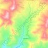 Rio La Gallega topographic map, elevation, terrain