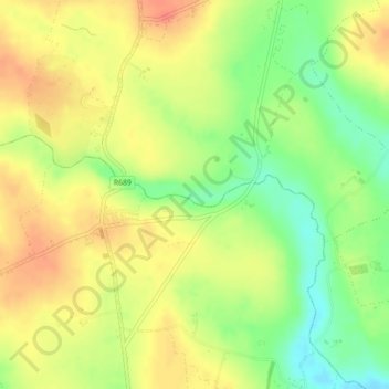 Moyle topographic map, elevation, terrain