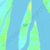 Ilha Santa Bárbara topographic map, elevation, terrain