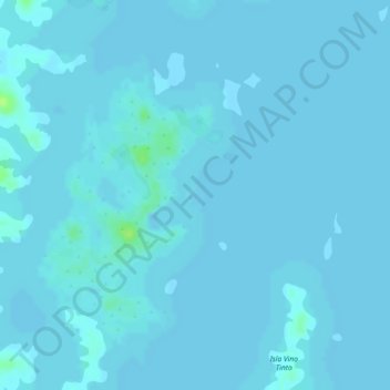 Isla Mona topographic map, elevation, terrain