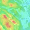 Bean River topographic map, elevation, terrain