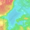 Marean Lake topographic map, elevation, terrain