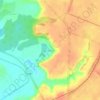 Yarky topographic map, elevation, terrain