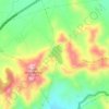 Embalse de la Pernera topographic map, elevation, terrain