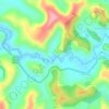 Rio Turvo Sujo topographic map, elevation, terrain