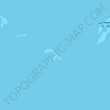 Alaska Island topographic map, elevation, terrain
