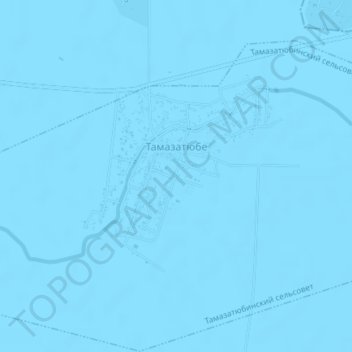 Tamazatyube topographic map, elevation, terrain