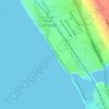 Tamarack Beach topographic map, elevation, terrain