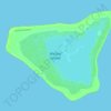 Malden Island topographic map, elevation, terrain