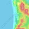 Tolovana Beach Wayside topographic map, elevation, terrain